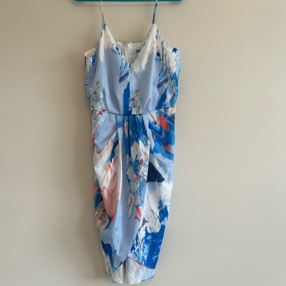 Chelsea 28 NWT sleeveless dress- size 12 - multi color pattern,style#HL343993MI